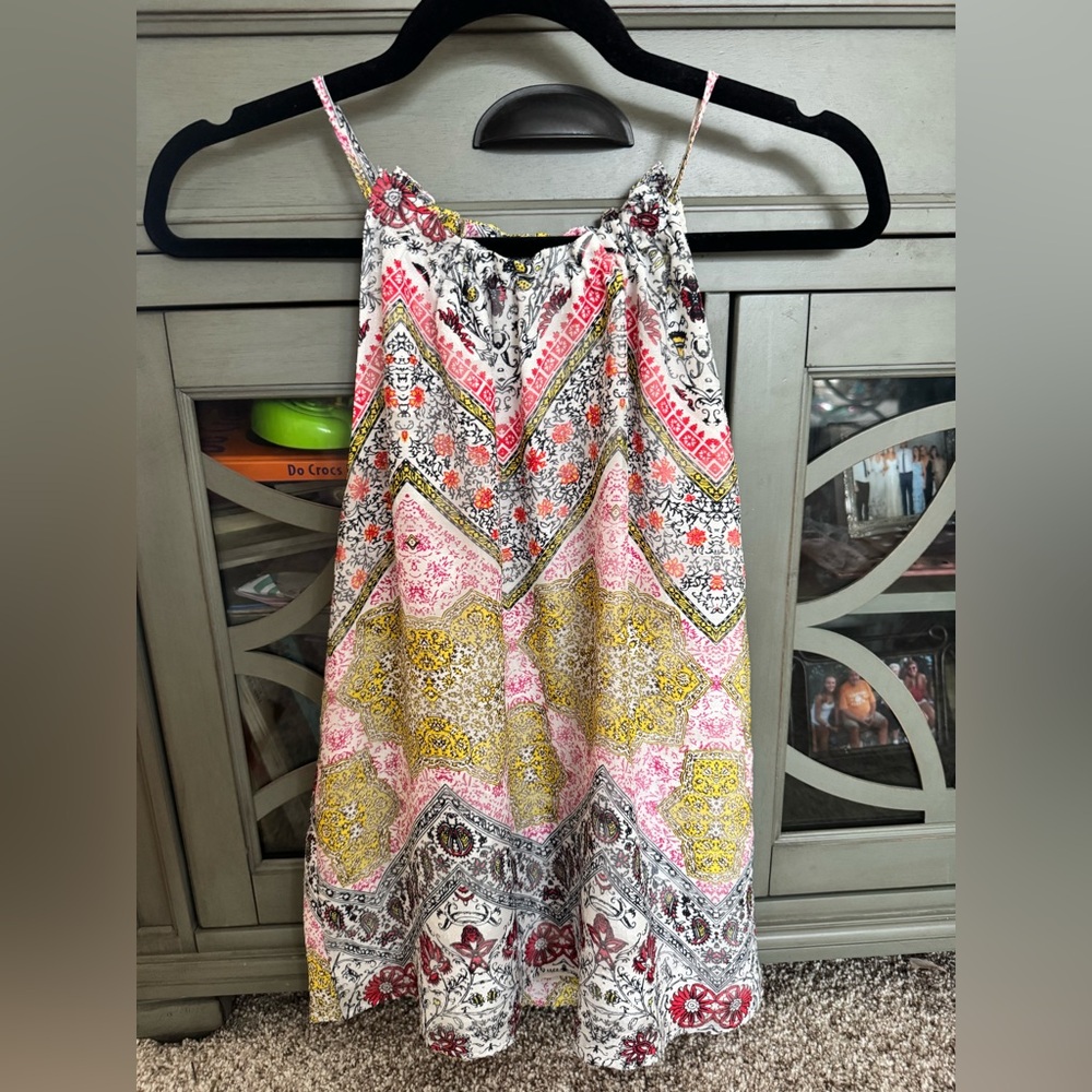 LOFT Multicolor Patterned Blouse